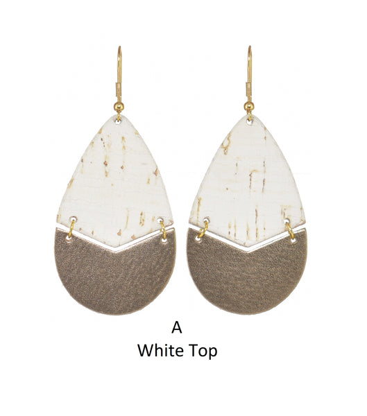 Cork - Bentley, White Cork with Caramel Fleck