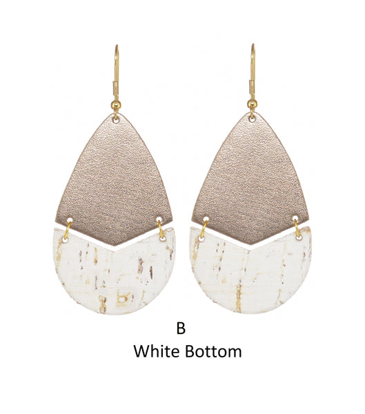 Cork - Bentley, White Cork with Caramel Fleck