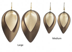 Leaf - Leather, Essence, Pure Gold