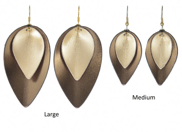Leaf - Leather, Essence, Pure Gold
