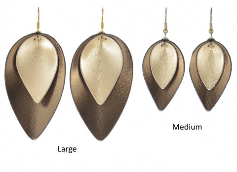 Leaf - Leather, Essence, Pure Gold