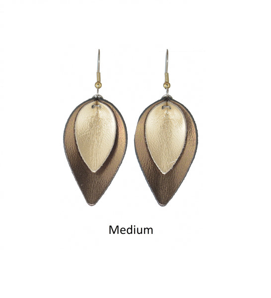 Leaf - Leather, Essence, Pure Gold