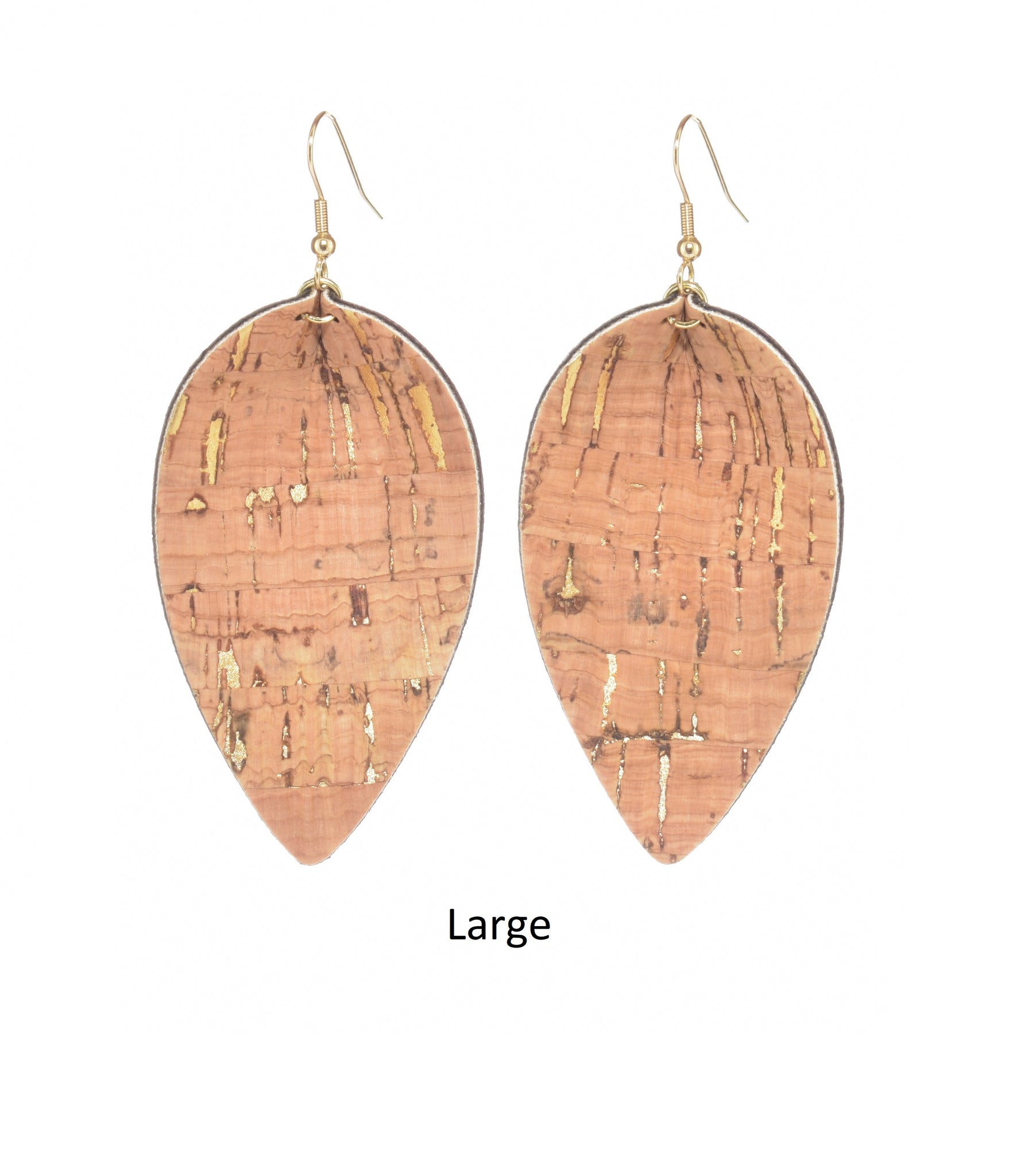 Leaf - Cork, Natural with Gold Fleck