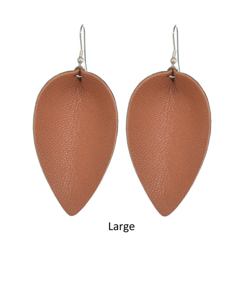 Leaf - Leather, Gingerbread Brown