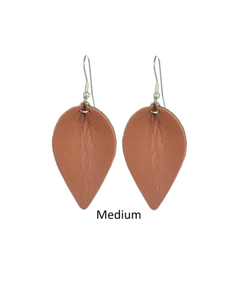 Leaf - Leather, Gingerbread Brown