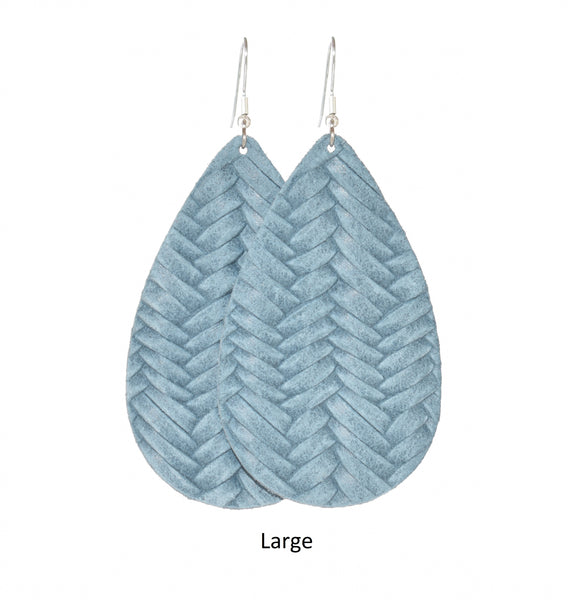 Leather - Vega Blue Weave
